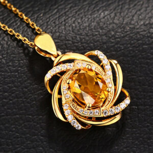 Tears of the Soul, Brilliant Gemstone Pendant Necklace